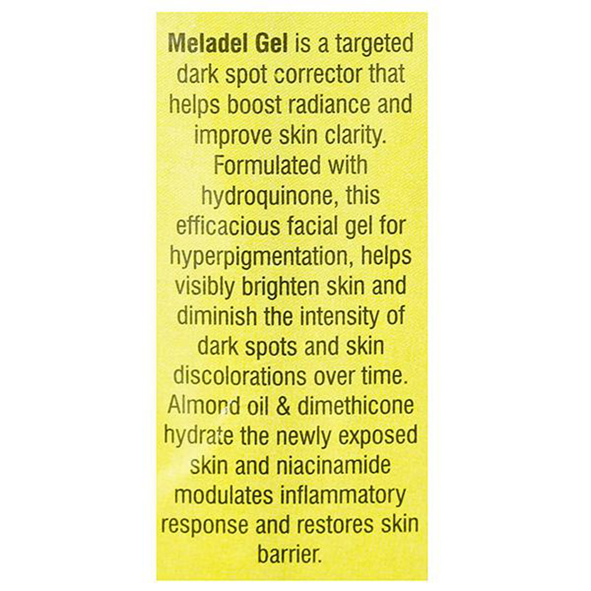 Meladel Gel 50 gm, Pack of 1 Meladel Gel 50 gm, Pack of 1