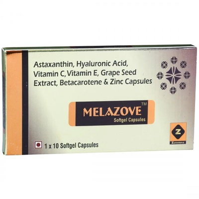 Melazove Softgel Capsule 10's, Pack of 10