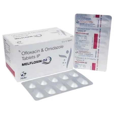Melfloxin-OZ Tablet 10's