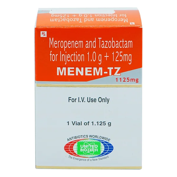 Menem-TZ 1125 mg Injection 1's, Pack of 1