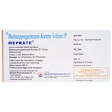Meprate Tablet 10's, Pack of 10 TABLETS