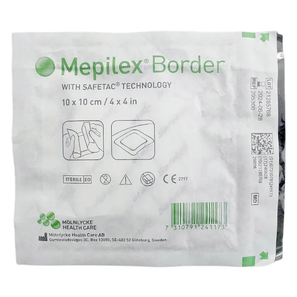 Mepilex Border 10X10Cm (295300), Pack of 1