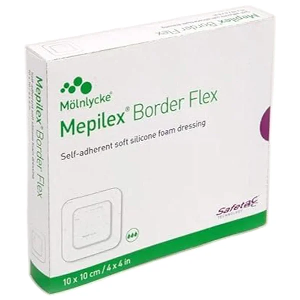 Molnlycke Mepilex Border Flex 7.5X7.5Cm 595200 