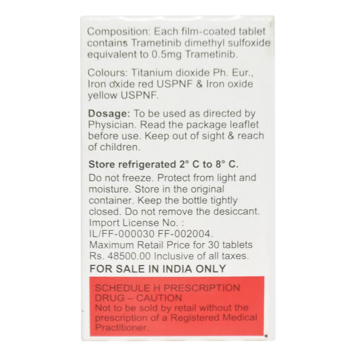 Meqsel 0.5 mg Tablet 30's, Pack of 1 TABLET Meqsel 0.5 mg Tablet 30's, Pack of 1 TABLET