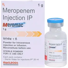 Meromac 1gm Injection 1's, Pack of 1 INJECTION