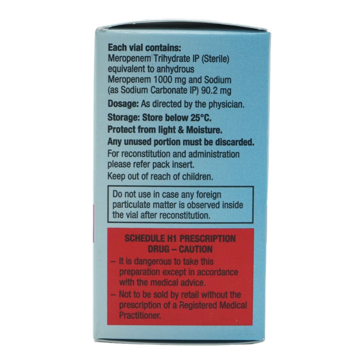 Merowin 1000 mg Injection 1's, Pack of 1 Injection Merowin 1000 mg Injection 1's, Pack of 1 Injection