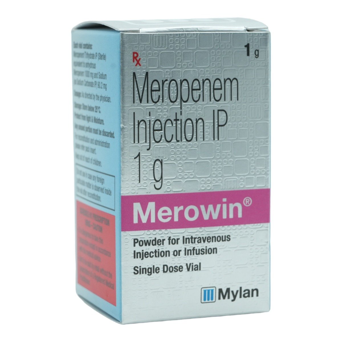 Merowin 1000 mg Injection 1's, Pack of 1 Injection Merowin 1000 mg Injection 1's, Pack of 1 Injection