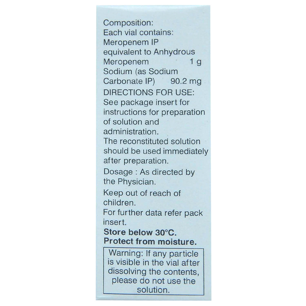 Mero 1gm Injection 1's Price, Uses, Side Effects, Composition - Apollo ...