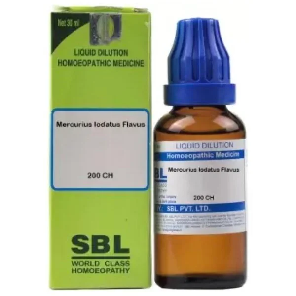 SBL Mercurius Iodatus Flavus 200 CH Dilution, 30 ml 