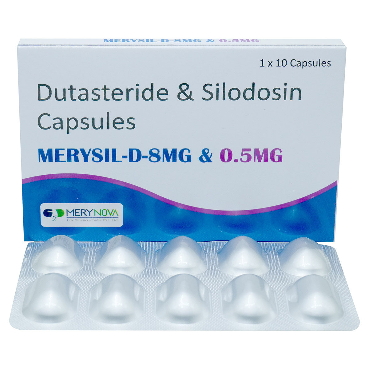 Merysil-D-8 mg & 0.5 mg Capsule 10's, Pack of 10 Merysil-D-8 mg & 0.5 mg Capsule 10's, Pack of 10