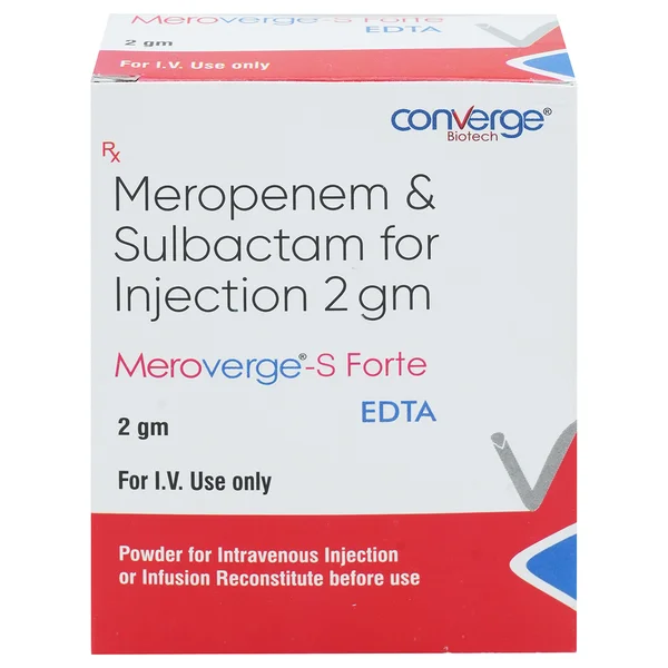 Meroverge-S Forte EDTA 2 gm Injection 1's