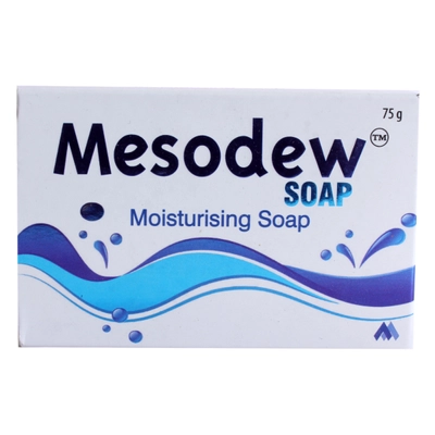 Mesodew Soap 75 gm | Hydrates Skin | For All Age Group, Pack of 1