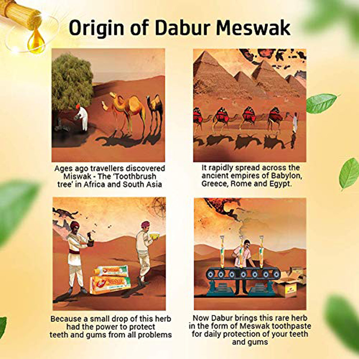 Dabur Meswak Complete Tooth & Gum Care Toothpaste, 300 gm (2x150 gm), Pack of 1 Dabur Meswak Complete Tooth & Gum Care Toothpaste, 300 gm (2x150 gm), Pack of 1