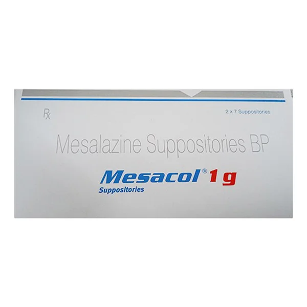 Mesacol 1 gm Suppository 7's