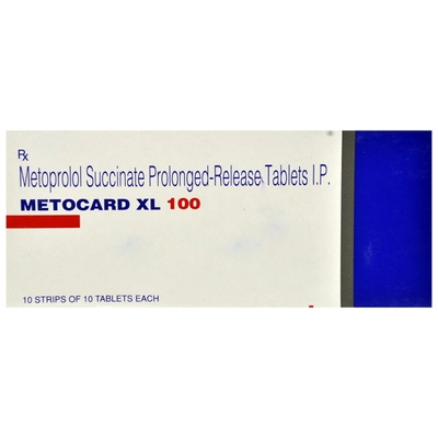 Metocard XL 100 Tablet 10's, Pack of 10 TabletS