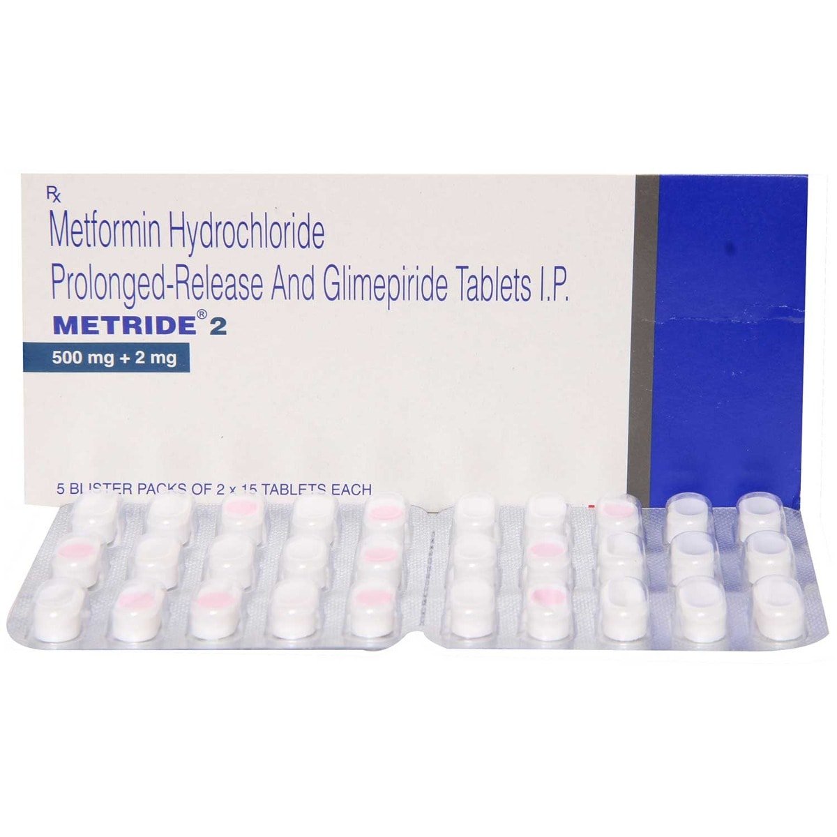 Metride 2 Tablet 15's, Pack of 15 TABLETS Metride 2 Tablet 15's, Pack of 15 TABLETS