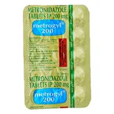 Metrogyl 200 Tablet 15's, Pack of 15 TABLETS