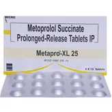 Metapro-XL 25 Tablet 15's, Pack of 15 TABLETS