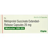 Metolar XR-25 Capsule 15's, Pack of 15 CAPSULES