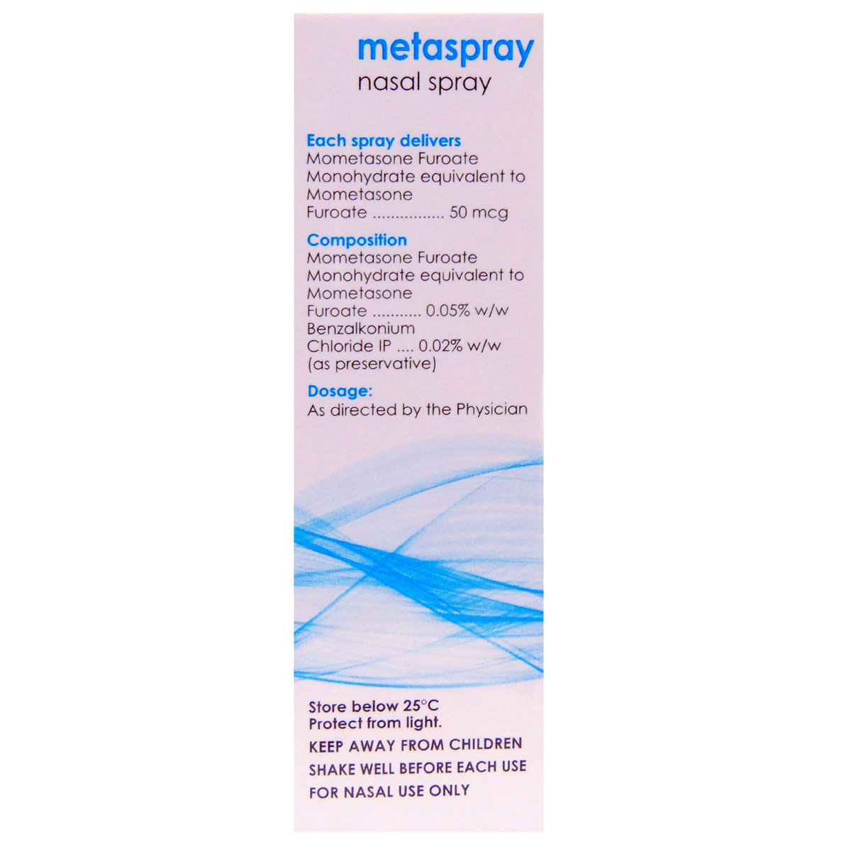 Metaspray Nasal Spray 10 gm, Pack of 1 LIQUID Metaspray Nasal Spray 10 gm, Pack of 1 LIQUID