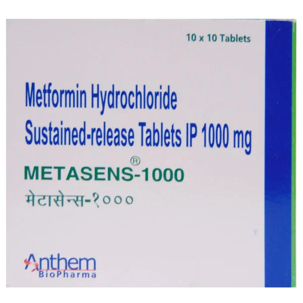 Metasens 1000 Tablet 10's