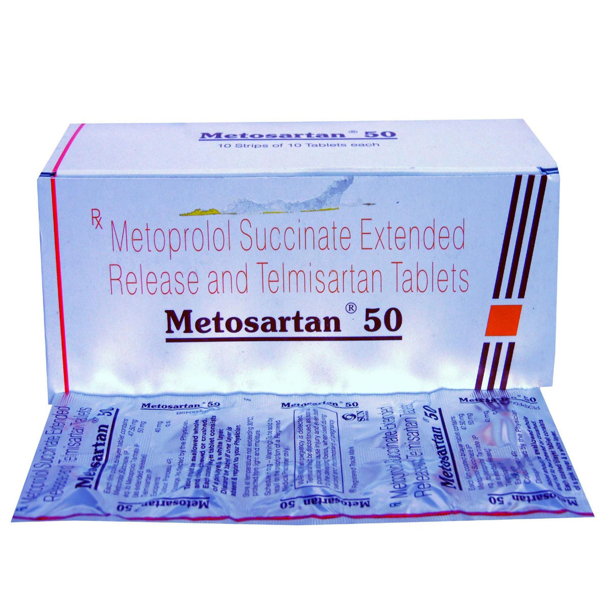 Buy Metosartan 50 Tablet 10's Online