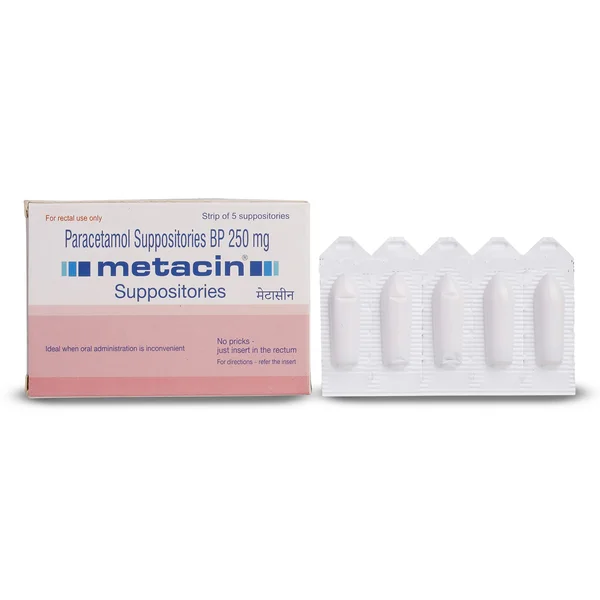 Metacin Suppositories 5's