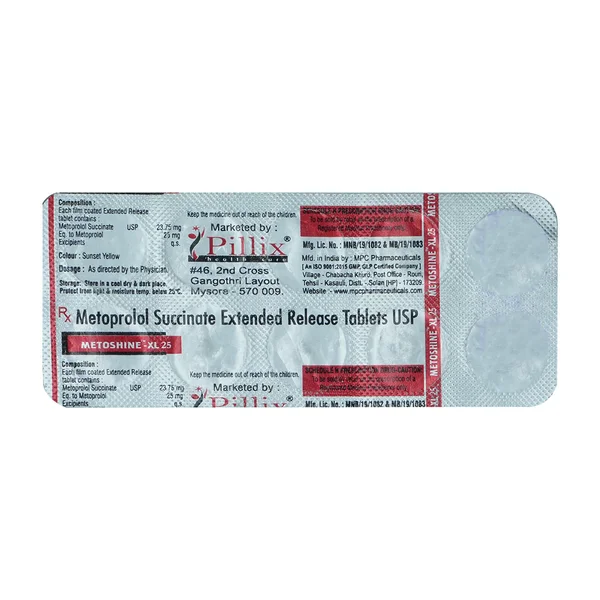 Metoshine Xl 25mg Tablet 10's