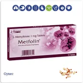 Metfolin Tablet 10's, Pack of 10 TABLETS