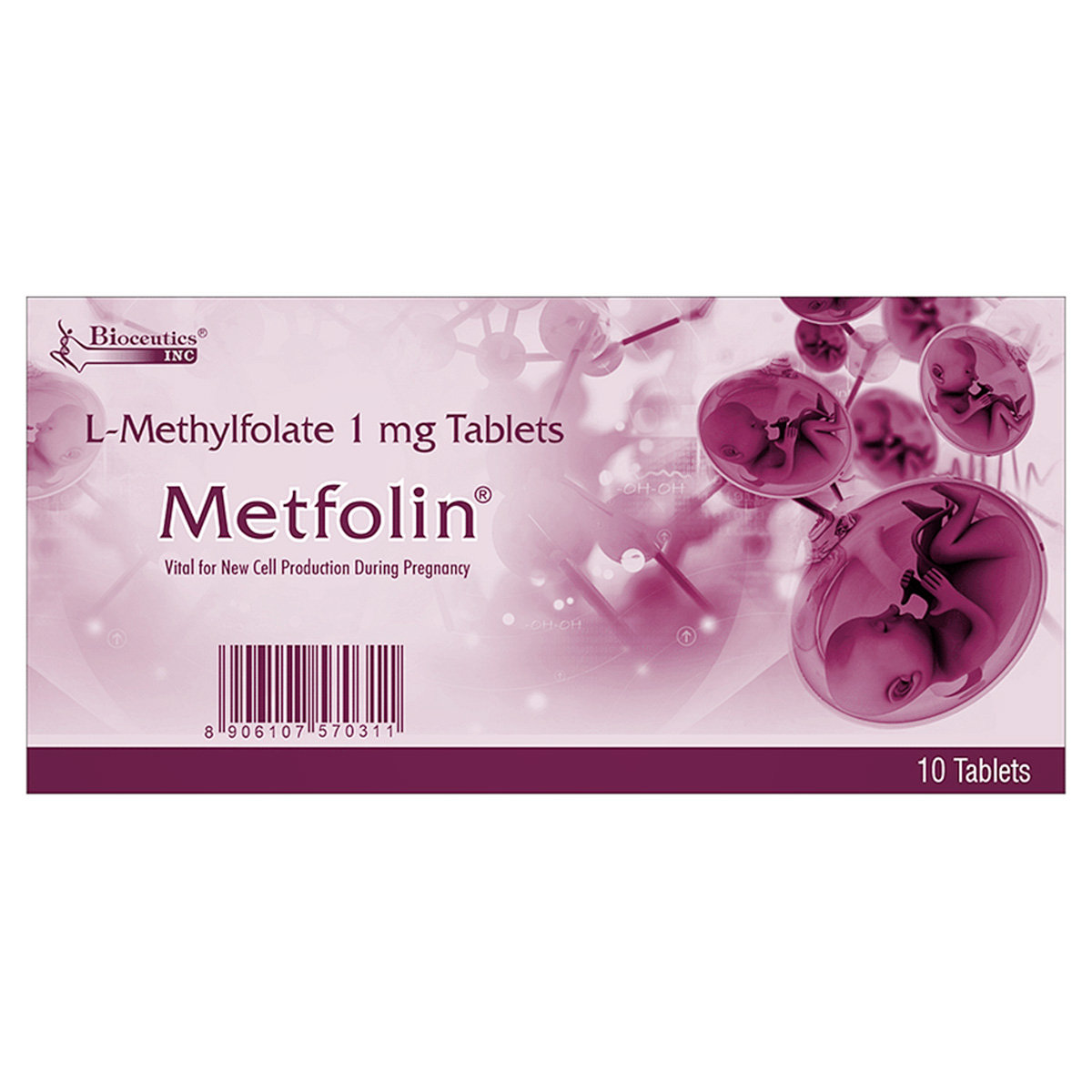 Metfolin Tablet 10's, Pack of 10 TABLETS Metfolin Tablet 10's, Pack of 10 TABLETS