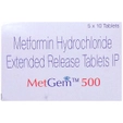 MetGem 500 Tablet 10's