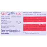 MetGem 500 Tablet 10's, Pack of 10 TABLET ERS