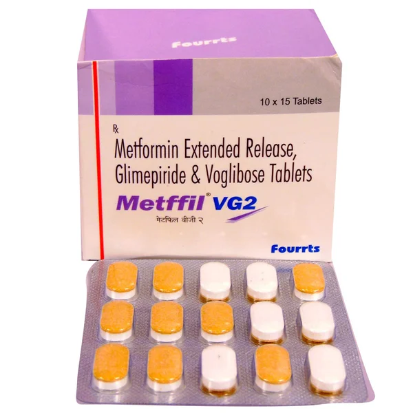Metffil VG 2 Tablet 15's, Pack of 15