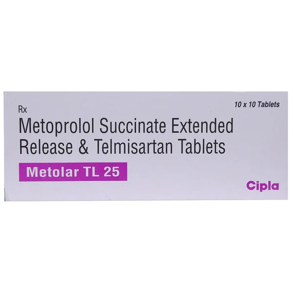 Metolar TL 25 Tablet 10's