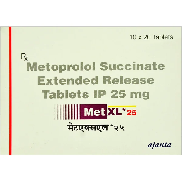 Met XL 25 Tablet 20's, Pack of 20 TABLETS