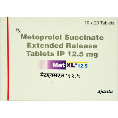 Met XL 12.5 Tablet 20's, Pack of 20 TABLETS