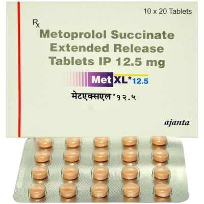 Met XL 12.5 Tablet 20's, Pack of 20 TABLETS