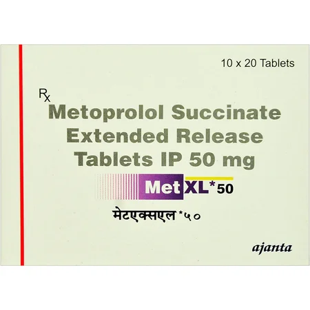Met XL 50 Tablet 20's