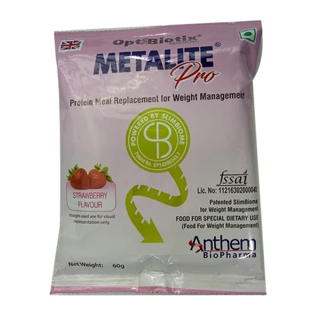 Metalite Pro Strawberry Powdewr 60 gm