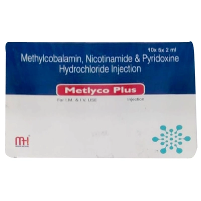 Metlyco Plus Injection 2 ml, Pack of 1 Tablet