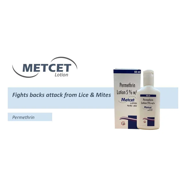 Metcet Lotion 60 ml, Pack of 1 LOTION