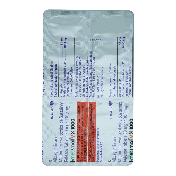 Metsmall VX 1000 Tablet 10's, Pack of 10 TABLETS