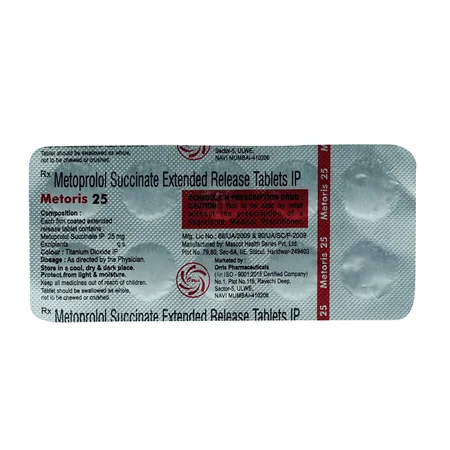 Metoris-25 Tablet 10's