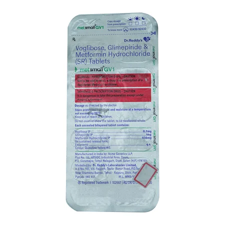 Metsmall GV1 Tablet 10's