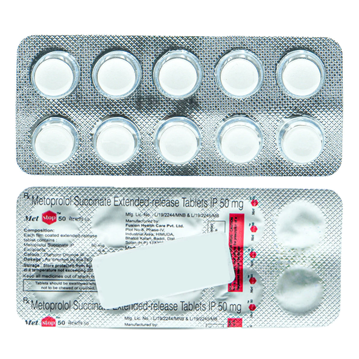 Metstop 50 Tablet | Uses, Side Effects, Price | Apollo Pharmacy