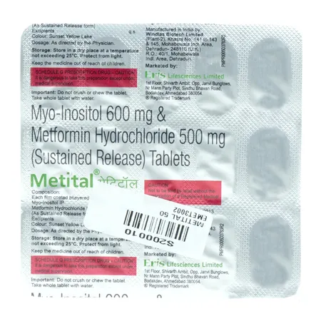 Metital Tablet 15's