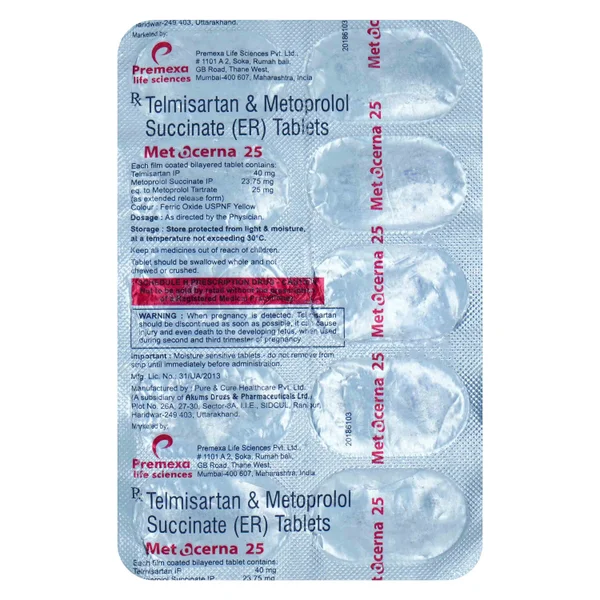 Metocerna 25 Tab 10'S, Pack of 10