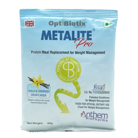 Metalite Pro Vanilla& Condensed Cream Sachet 60 gm