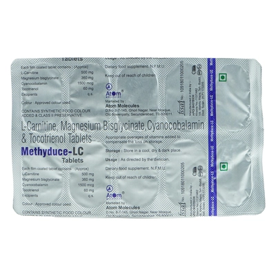 Methyduce-LC Tablet 10's, Pack of 10