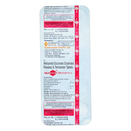Metstop T-25 Tablet 10's